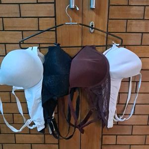 Combo Of Five Imported Fabric Bra N Panty