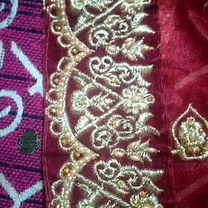 😍New Wedding Maroon Lehenga