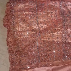 Diwali Festival Discount Pink Long Gown Pant Duptt