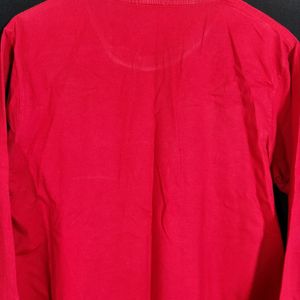 🍒Bewakoof Red Cotton Shirt For Men ⭐