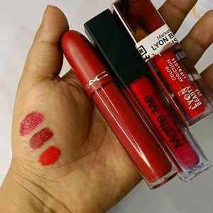 3 Pc Mac Lyon Beauty Lipstick Set