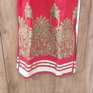 Embroidery Red Kurta♥️