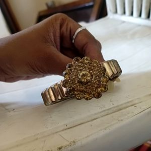 Golden Hand Bracelet