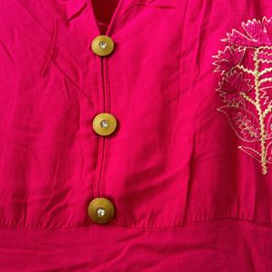 Pink Kurta Long