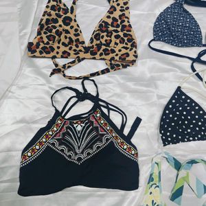 Combo Of 5 Halter Neck Bra