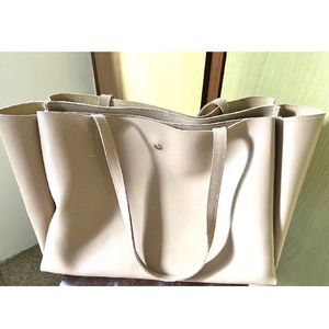 ☕Classic - Leather Beige Tote Bag☕