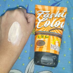 Fashion Colour 3 In 1 Spf 40 Matte Cream Gel