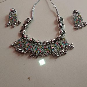 Oxidised Jewellery Set