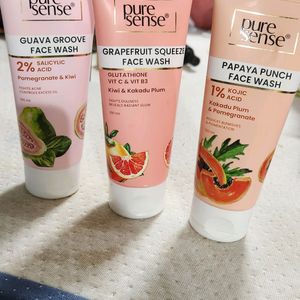 Trio Face Washes