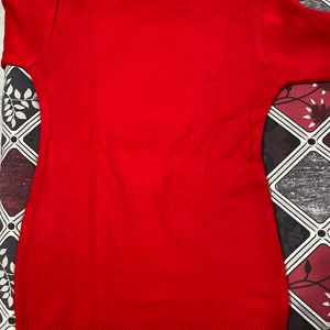 Beautiful Red Winter Wear Top