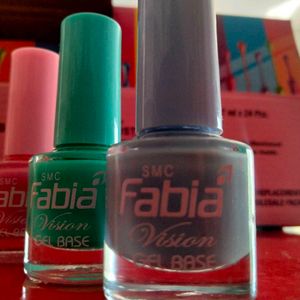 Fabia Gel based nailpaints. 💅🏻