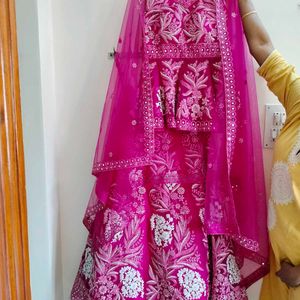 Pink Bridal Lehenga