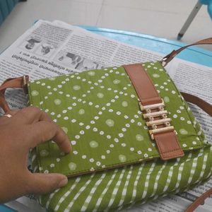 Light Green Sling Bag