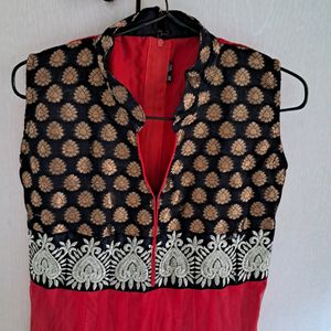 Anarkali Red and Black