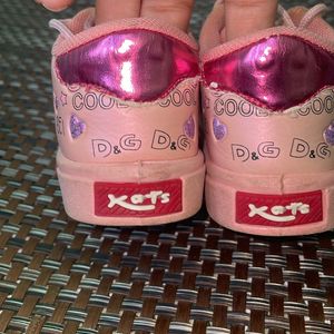 Baby Pink Girls Sneaker Shoes 👞