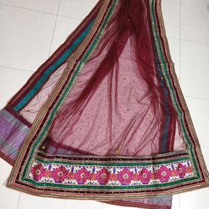 💥🆕️ Semi-Stitched Velvet Lehenga