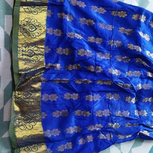 Kanchi Pattu Pavada With Blouse