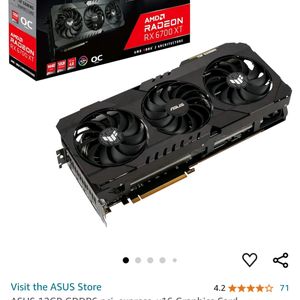 ASUS TUF RX6700XT 12GB GDDR6 3FAN GRAPHIC CARD