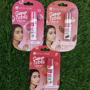 Myglamm Super Foods Color Pop Lipbalm