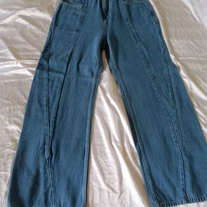 Straight Fit High Waist Jeans