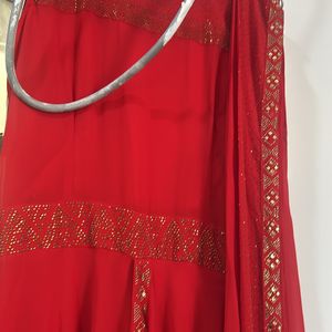 saree style gown