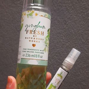 🆕️GINGHAM FRESH BY BATH & BODY WORKS SAMPLE