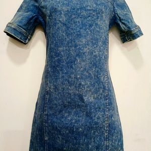 Denim Short Dress