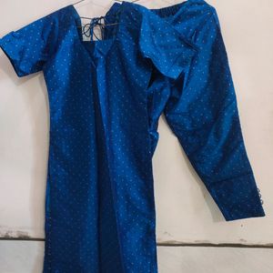 Blue Kurta With Pant