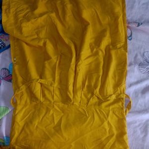 Chikenkari Yellow Kurta