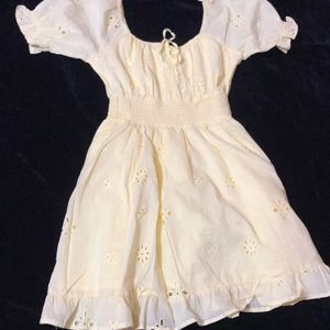 COTTON BRANDED DRESS