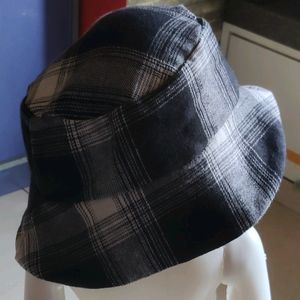 Unisex Checks Bucket Hat