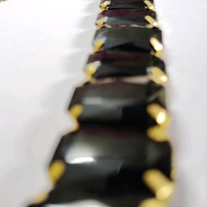 Black Stone Finished Necklace