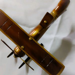 Brass Aeroplane Showpiece 🛩️✨