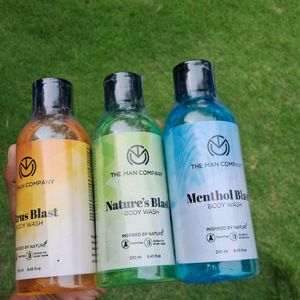 The Man Company Set Of 3 Body Wash