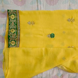 Yellow Saree