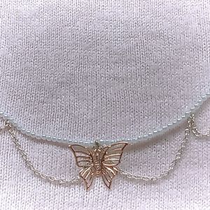 Handmade Butterfly Necklace Coquette Y2k Pinterest