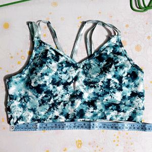 Criss-Cross Gym Bra For Girls