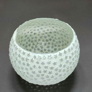 Star Design Mosaic Glass Tealight Holder