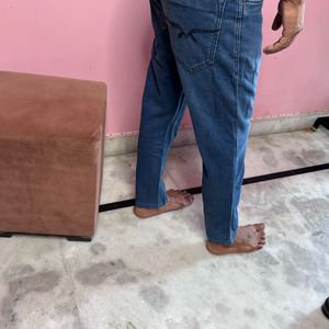 denim man blue jeans with good condition