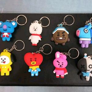 BT21 Whole Band Keychain