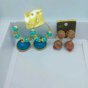 New Earring Combo With Free PodCourier Bag 7Pieces