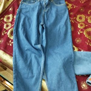 Two Boyfriend Blue Jeans Available Size 26-28