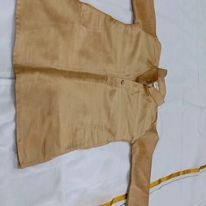 Beautiful Golden Colour Kurta Boys