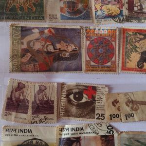 India Vintage Stamps