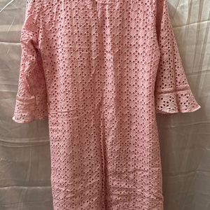 pink cute kurta