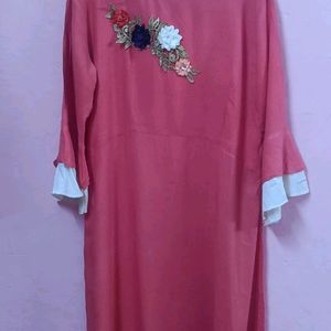 Beautiful Pink Dress For Women XXL Size