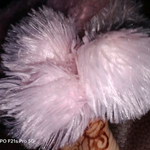 Furry Pink Smooth Scarf 🧣/Dupatta