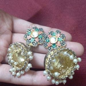 Light Gold Jhumkas ✨️