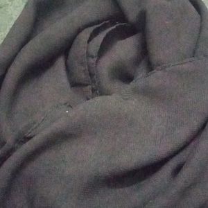 Black Colour Stole