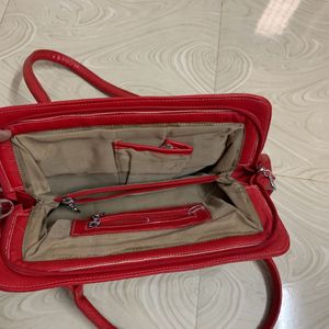 Red Colour Handbag